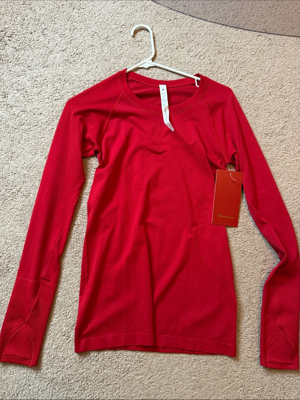 Beautiful Red Long-Sleeve Swiftly NWT